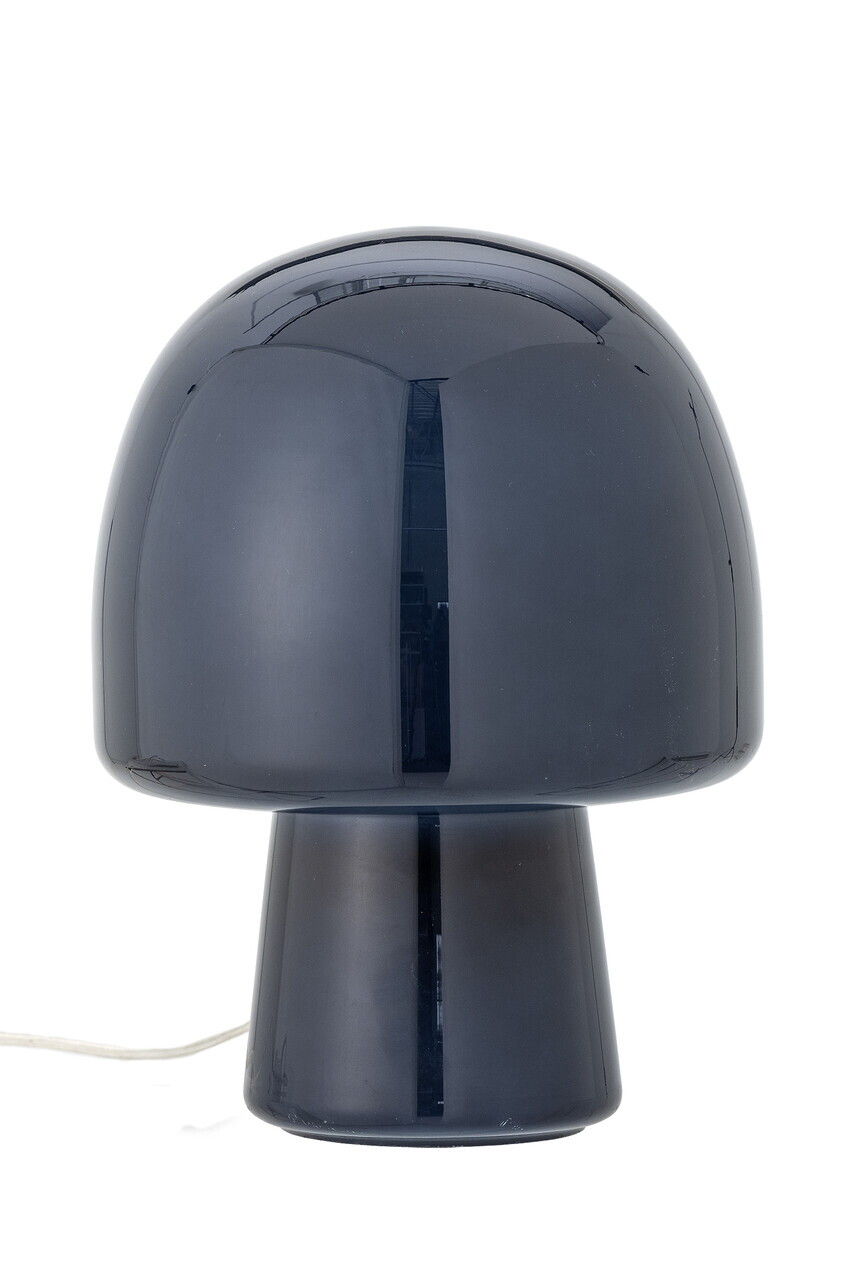 Lampa de masa, Bloomingville, Paddy, 1 x E14, 20x26.5 cm, sticla/fier, albastru - imagine 6